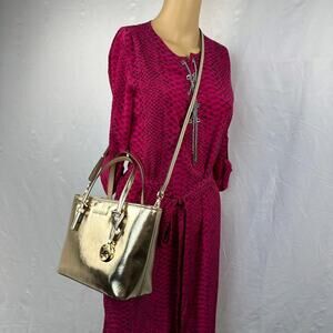 Michael Kors 35H3GTVT0M Jet Set Travel XS Metallic